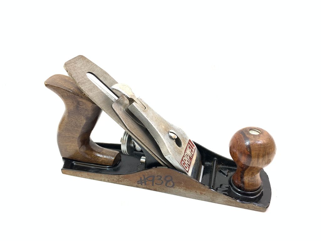 Brisbane Tool Library Bench plane GRIPWELL 'Walnut' handles (938)